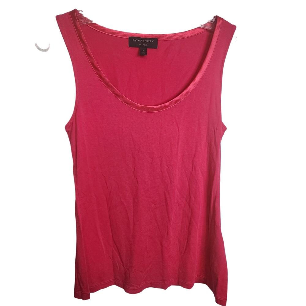 Banana Republic Factory Luxe Touch Tank, Pink, Small